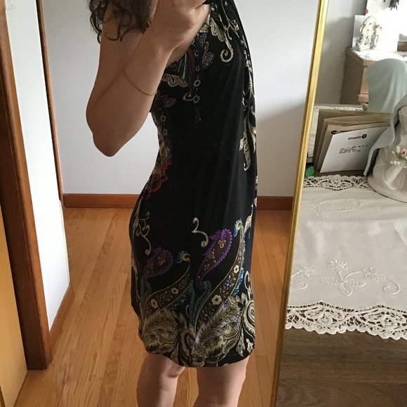 Vintage paisley halter dress - Picture 7 of 8